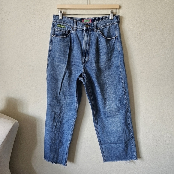 Empyre Pants - Empyre Tori 90s Medium Wash Denim Skate Jeans L